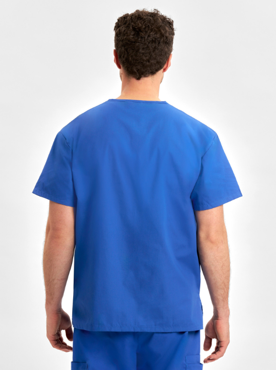 H10612 Classic Gender-Neutral Scrub Top - Image 4