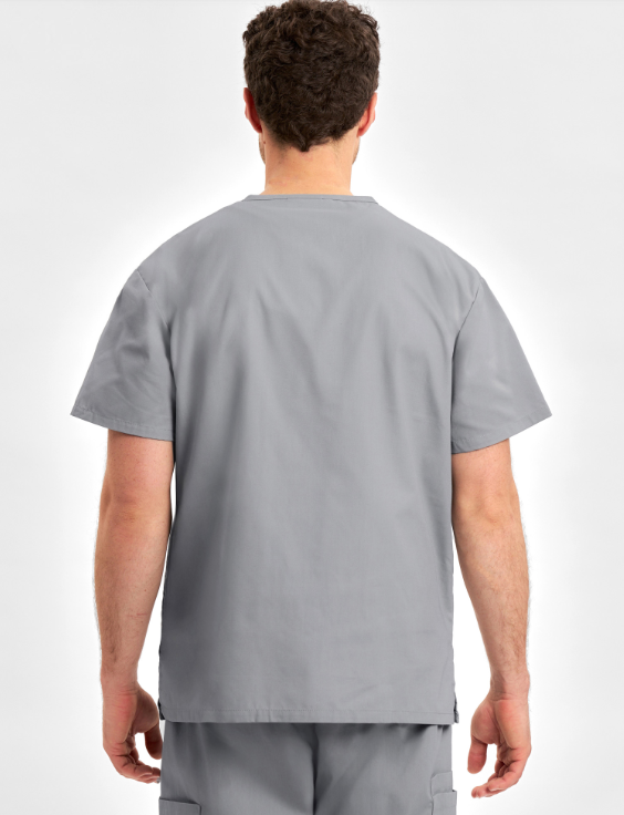 H10612 Classic Gender-Neutral Scrub Top - Image 9