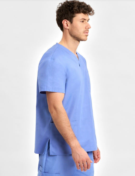 H10612 Classic Gender-Neutral Scrub Top - Image 13