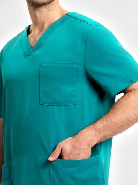 CST945MS Avery Mens V-Neck Scrub Top - Image 5
